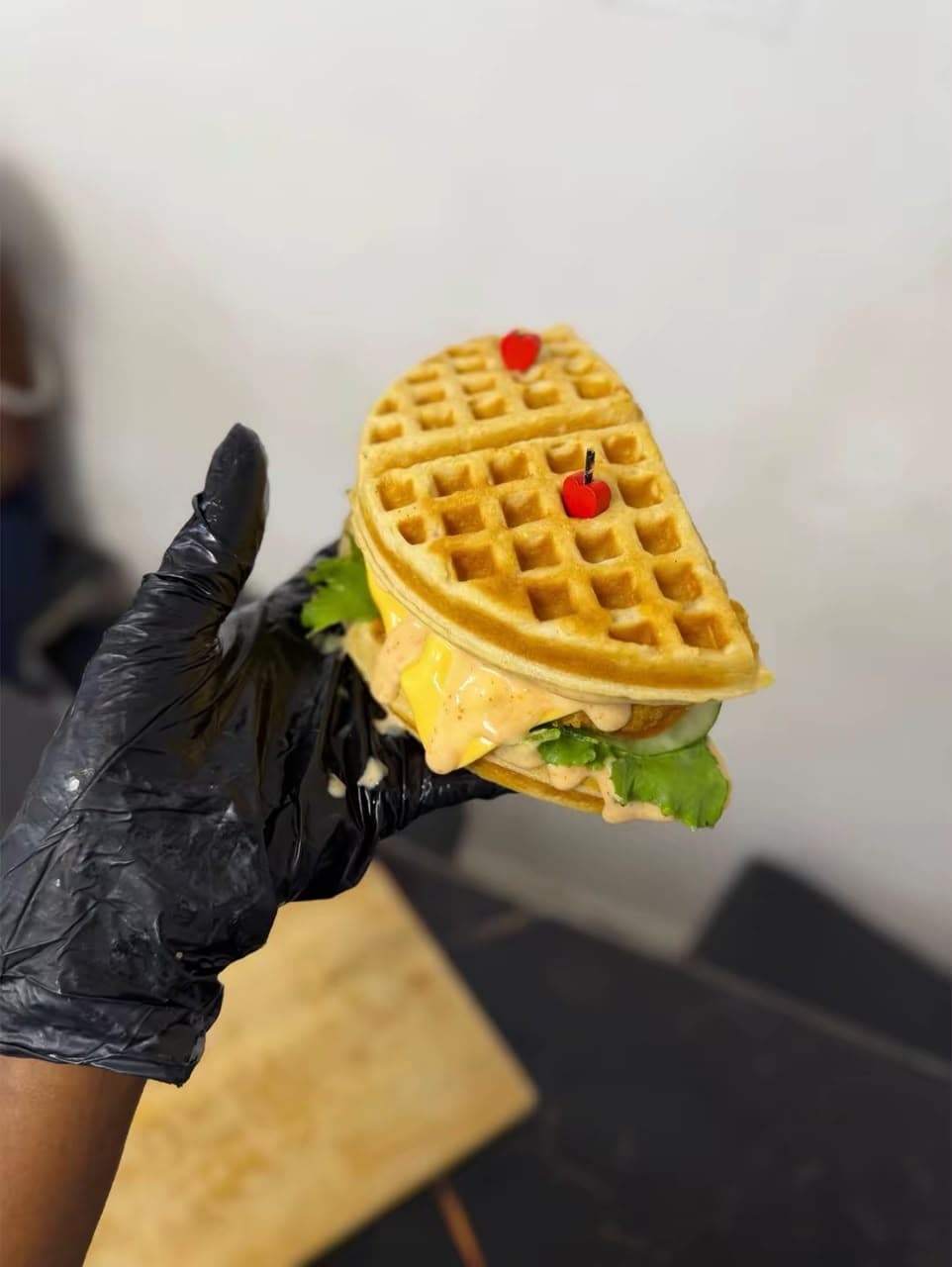 Waffle Burger